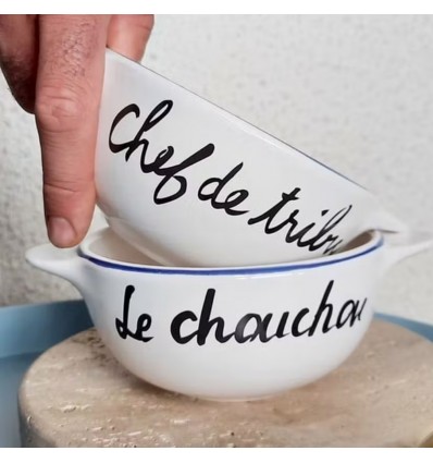 Bol breton "Chef de tribu" - Pied de Poule