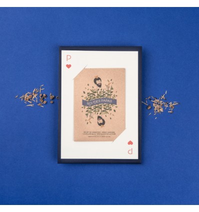 Carte à planter "Roi des papas" - la fabrique à sachets