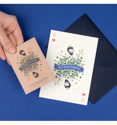 Carte à planter "Roi des papas" - la fabrique à sachets