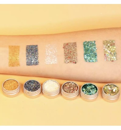 Kit maquillage paillettes bio Bestsellers - Sisi La Paillette