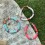 Bracelet surfeur Heishi rose