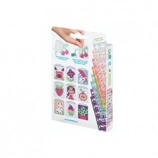 Set de 3 Porte-clés licorne coeur et cactus - Pixelhobby 2