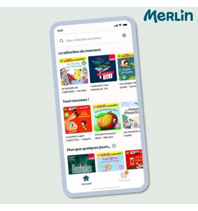 Boîte à histoires Merlin - Hello Merlin