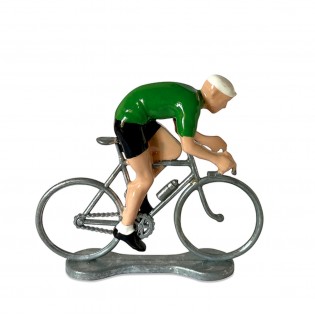 Figurine cycliste Sprinter Maillot Vert - Bernard & Eddy