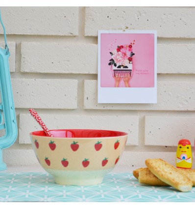 Bol en mélamine fraises