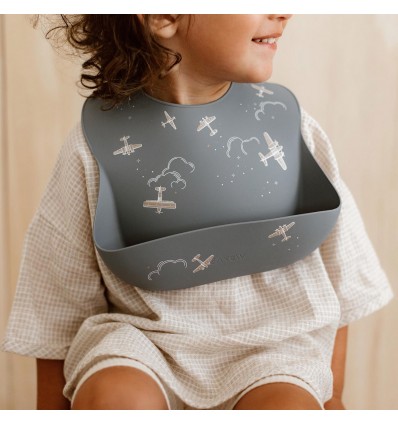 Bavoir Aviateur Silicone - Zakuw
