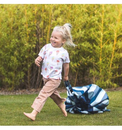 Grand sac de rangement extérieur RAYE VERT - Play & Go