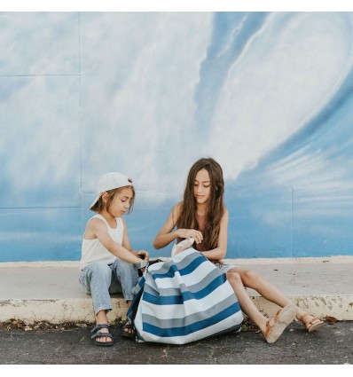 Grand sac de rangement extérieur RAYE VERT - Play & Go