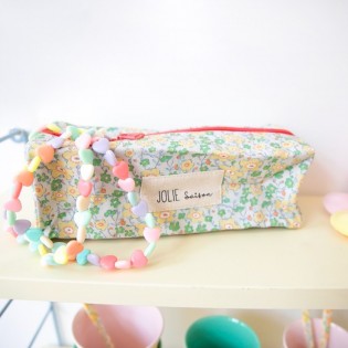 Collier coeurs multicolores