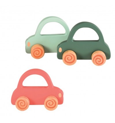 Voiture en bois vert clair - Egmont Toys