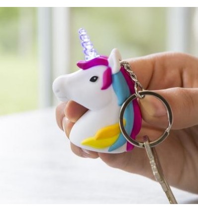 Porte-clé sonore LED Licorne