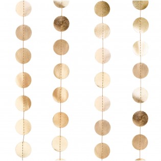Guirlande ronds dorés - Rico Design