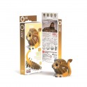 Eugy puzzle Lion 3D en carton