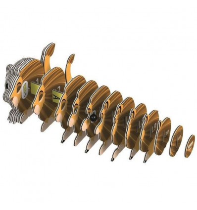 Eugy puzzle Lion 3D en carton