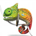Eugy puzzle Caméléon 3D en carton