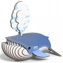 Eugy puzzle Baleine 3D en carton