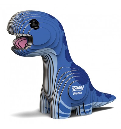 Eugy puzzle Brontosaure 3D en carton