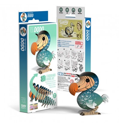 Eugy puzzle Dodo 3D en carton