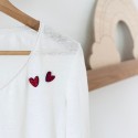 Duo de pin's coeurs rouges - Les Petites Hirondelles