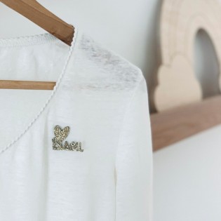 Pin's bisou doré - Les Petites Hirondelles 2