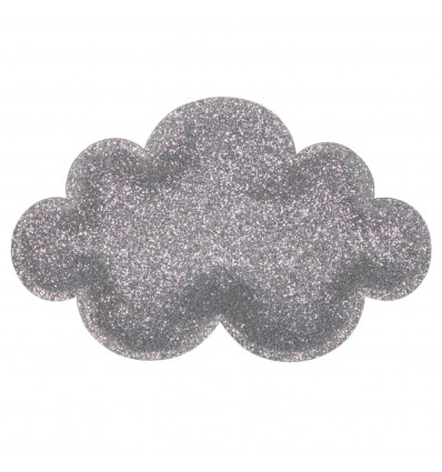 Nuage pailleté argent - Luciole et Petit Pois