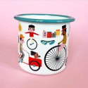 Mug émaillé Vélo Ingela Arrhenius - Omm Design