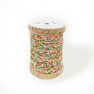 Biais Flower Power Rose - Petit Pan