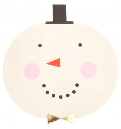 Couvre-vase en papier Bonhomme de neige - Rico Design