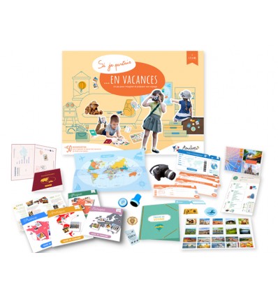 Coffret "Si je partais en vacances" - Amulette
