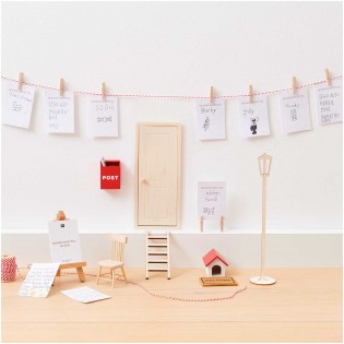 Boîte aux lettres miniature avec journal  - Rico Design 2