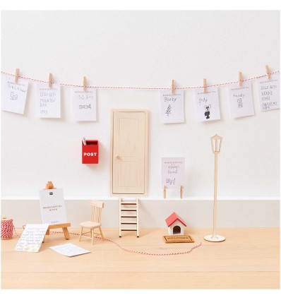 Boîte aux lettres miniature avec journal  - Rico Design