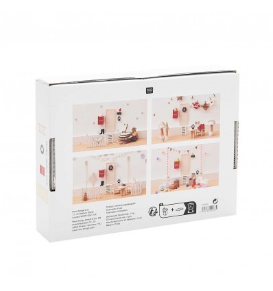 Kit "Le monde des lutins" objets miniatures en bois  - Rico Design