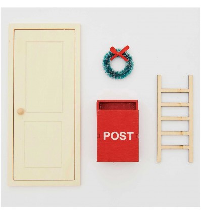 Kit "Le monde des lutins" objets miniatures en bois  - Rico Design