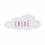 Plaque de porte personnalisable Nuage en bois blanc - Vintiun