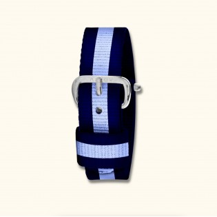 Bracelet de montre Rayé Bleu (taille adulte) - Millow