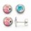 Boucles d'oreilles Dauphin Flamant Rose - Emilie Fiala