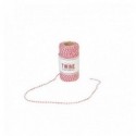 Ficelle bicolore Baker's twine rouge et blanc