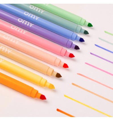 9 feutres pastel - OMY