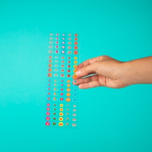 Autocollants pour ongles Kawai - OMY 2