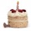Peluche Gâteau d'anniversaire - Jellycat