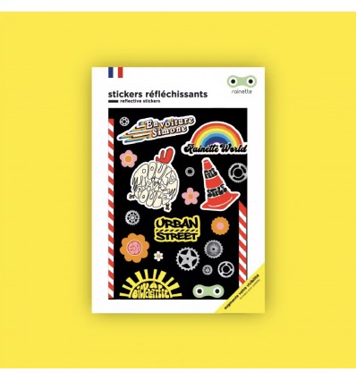 Sticker réfléchissant Urban Street - Rainette