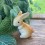 Lapin marron en céramique debout - Rico Design