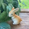 Lapin marron en céramique debout - Rico Design