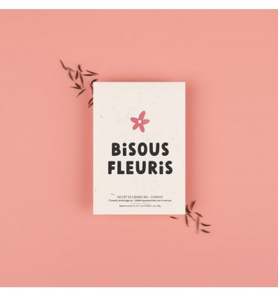 Graines à planter "Bisous fleuris" - La Fabrique à Sachets