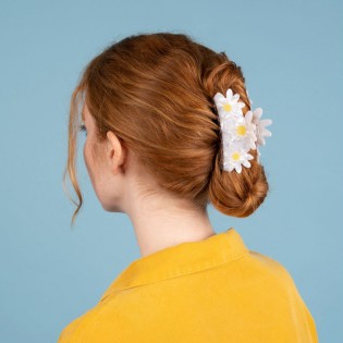 Grande pince à cheveux 3 Pâquerettes - Coucou Suzette