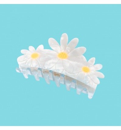 Grande pince à cheveux 3 Pâquerettes - Coucou Suzette