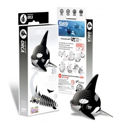 Eugy puzzle Orque 3D en carton