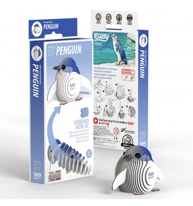 Eugy puzzle Manchot 3D en carton