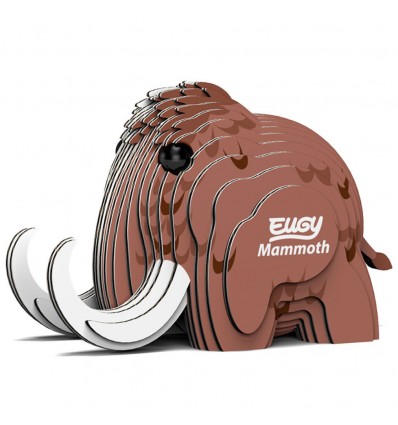 Eugy puzzle Mammouth 3D en carton