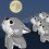 Eugy puzzle Loup 3D en carton